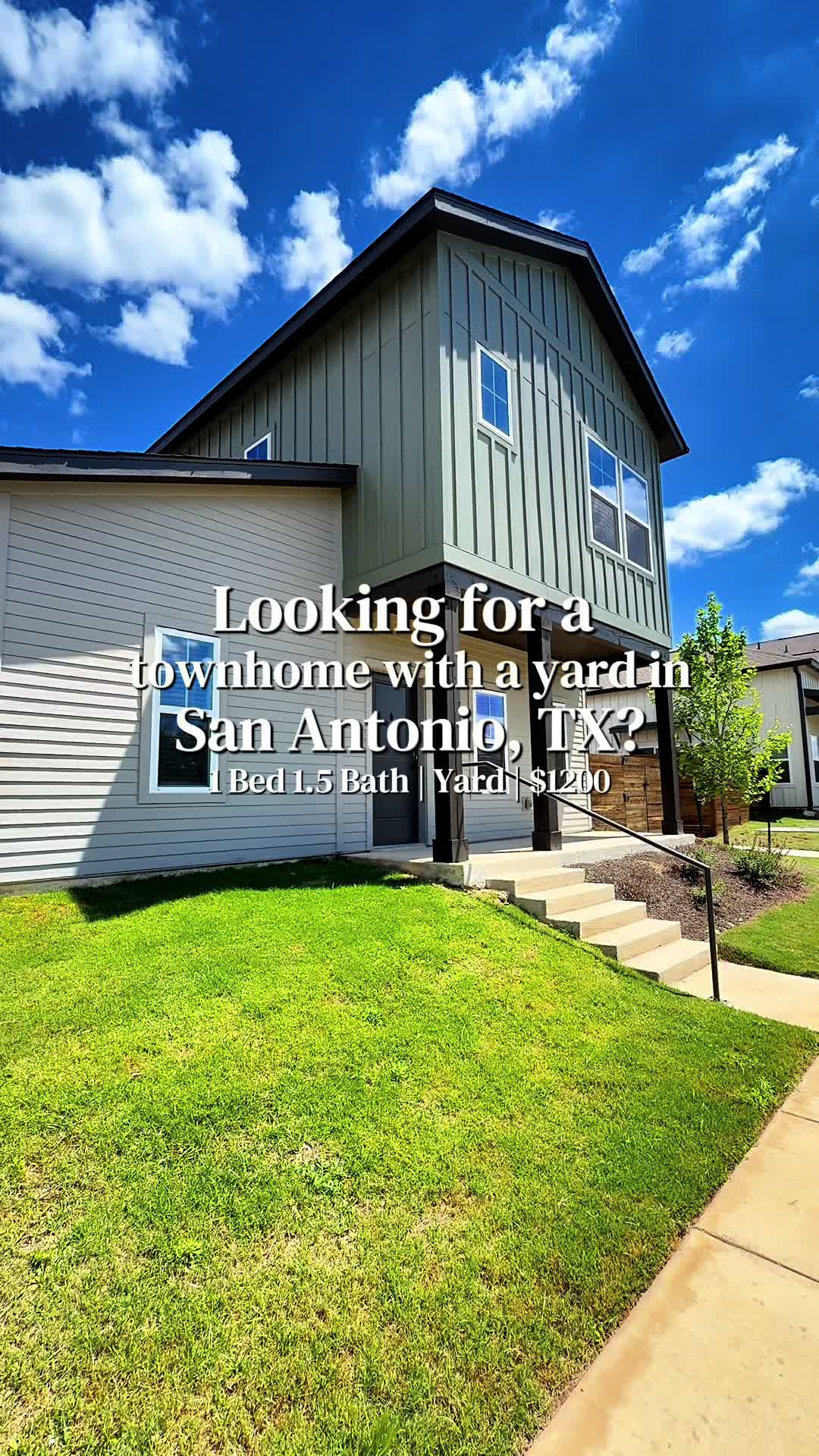 1 Bed/1.5 Bath + Yard walkthrough