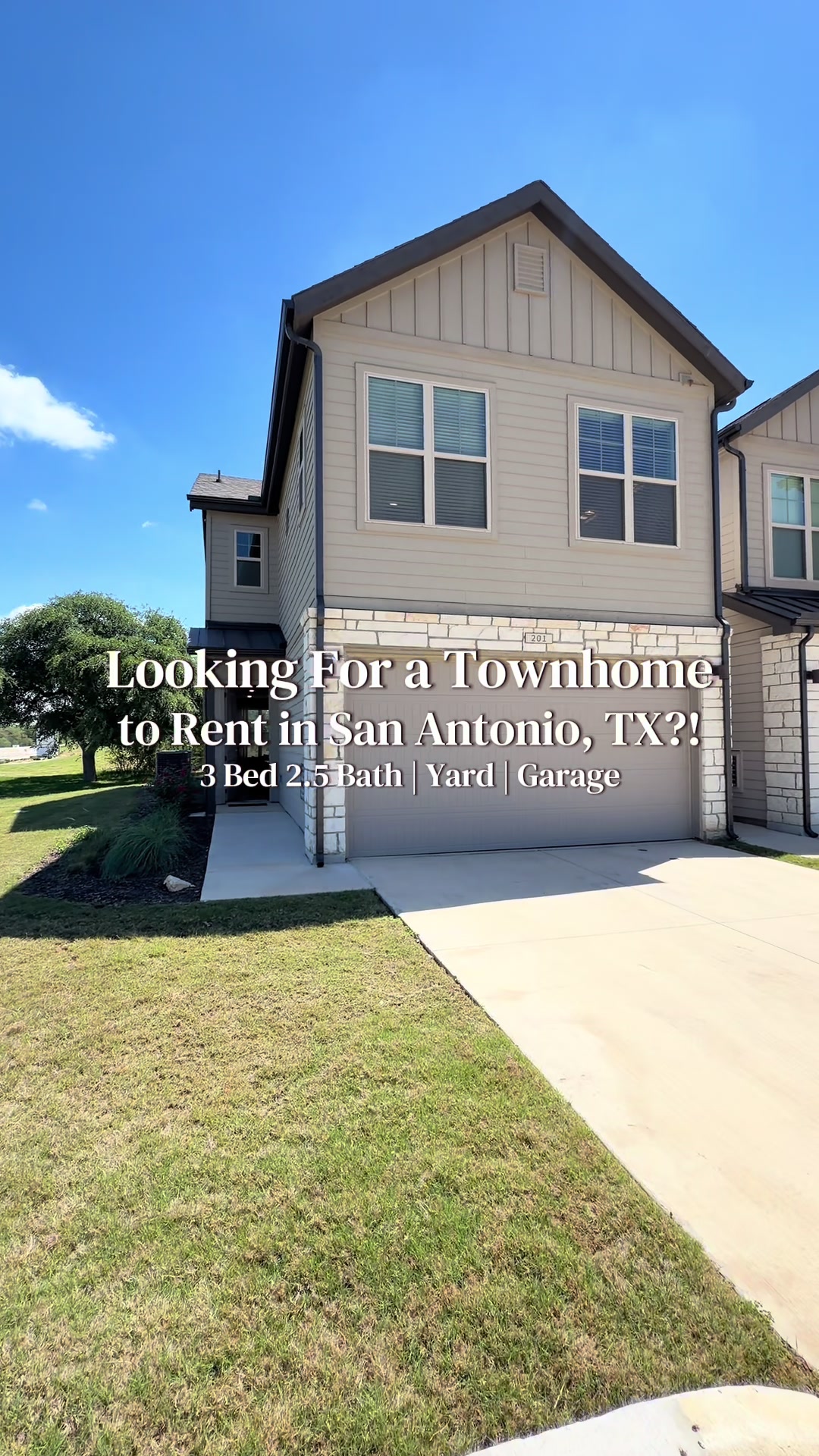 3 Bed/2.5 Bath + Yard + Garage walkthrough