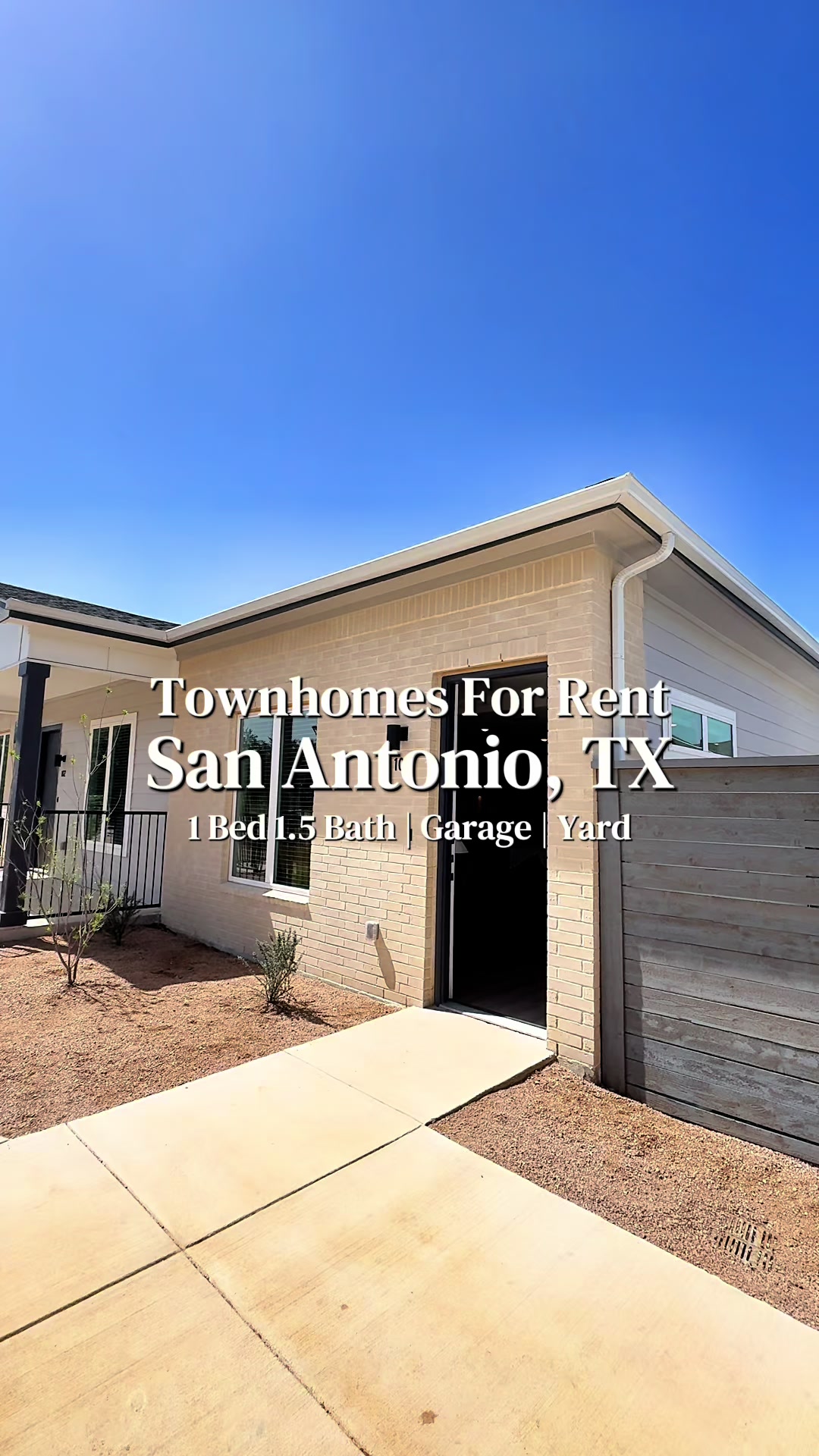 1 Bed/1.5 Bath + Yard + Garage walkthrough