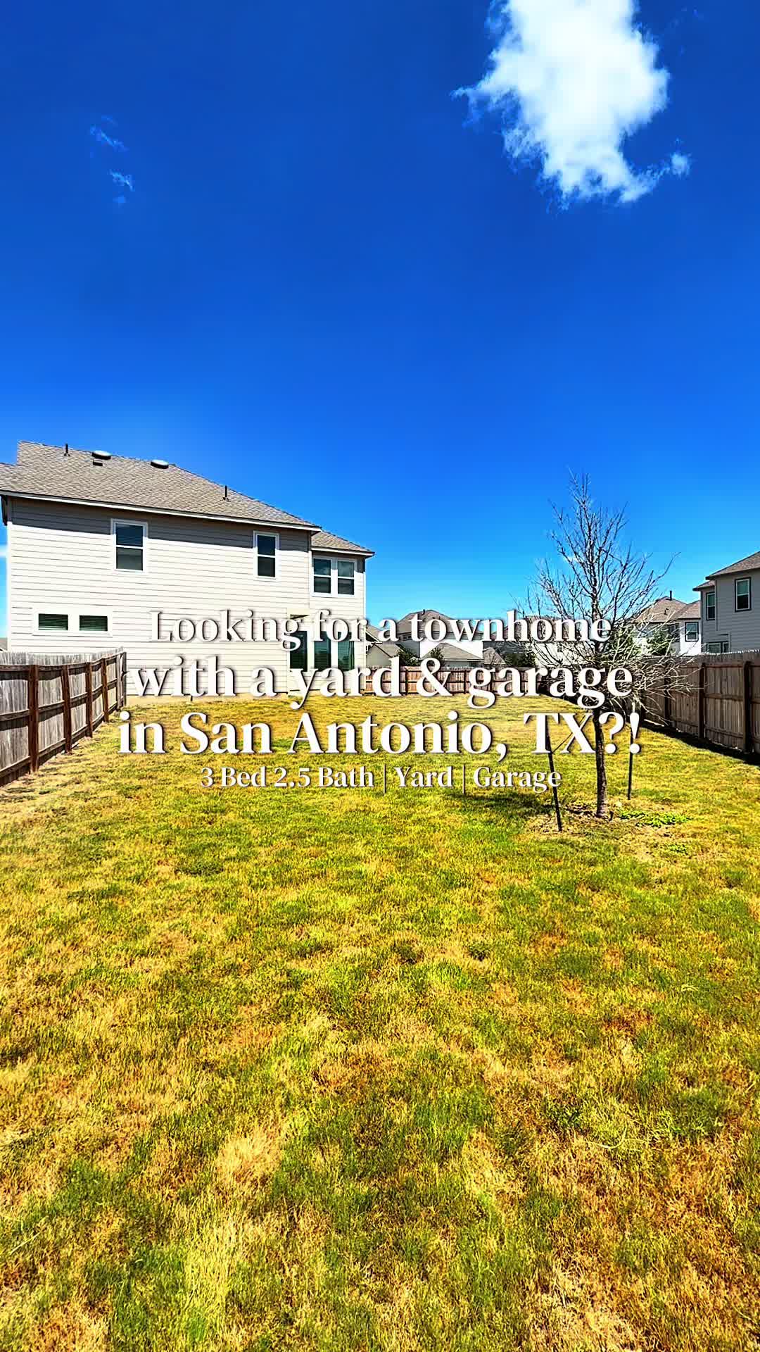 3 Bed/2.5 Bath + Yard + Garage walkthrough